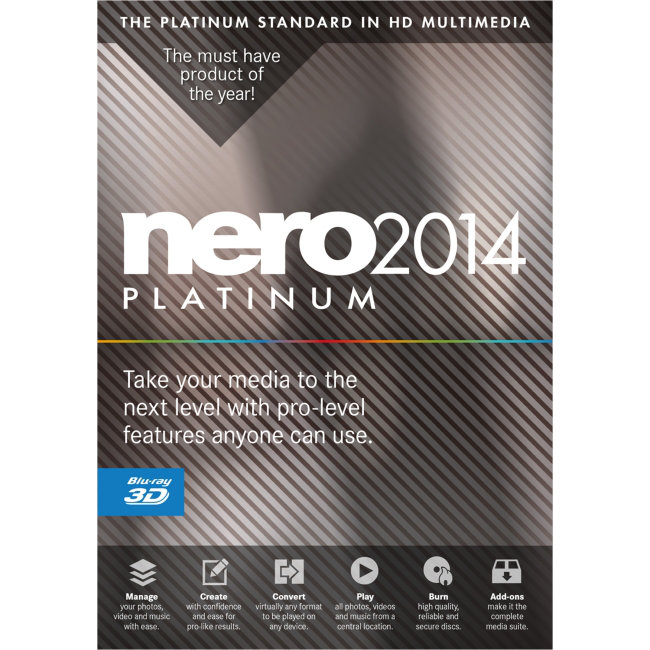 Nero 2014 Platinum 15.0.03400 Final + ContentPack [Multi]