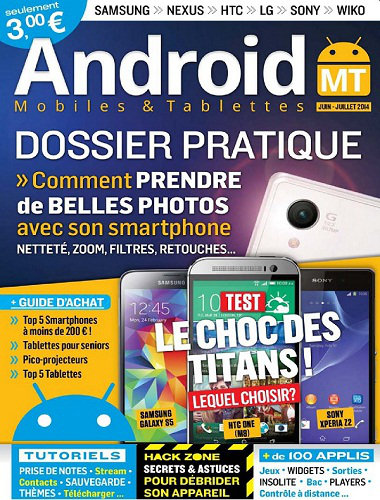 [Multi] Android Mobiles & Tablettes N°25 - Juin Juillet 2014