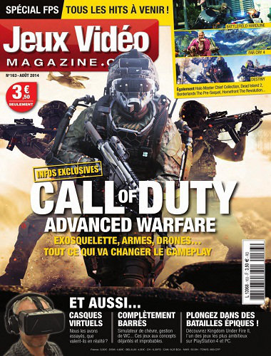[Multi] Jeux Vidéo magazine N°163 - Août 2014