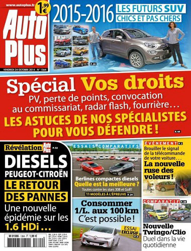 [Multi] Auto Plus N°1364 - 24 au 30 Octobre 2014