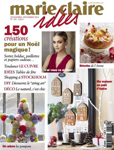 [Multi] Marie Claire Idées N°105 - Novembre Décembre 2014