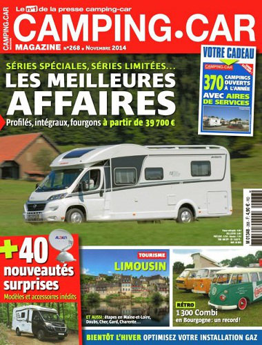[Multi] Camping-Car magazine N°268 - Novembre 2014