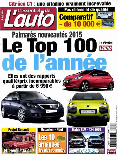 [Multi] L'Essentiel de l'Auto N°103 - Décembre 2014 - Février 2015