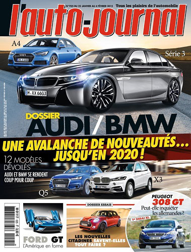 [Multi] l'Auto Journal N°925 - 22 Janvier au 4 Février 2015