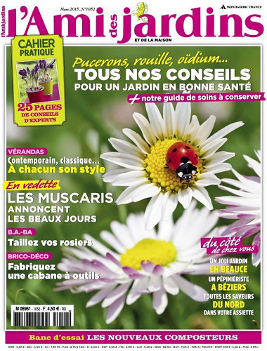 [MULTI]L'Ami des Jardins N°1052 - Mars 2015