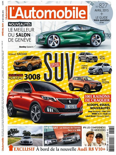 [MULTI]L'Automobile Magazine N°827 - Avril 2015
