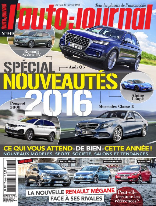 L'Auto-Journal N°949 - 7 au 20 Janvier 2016