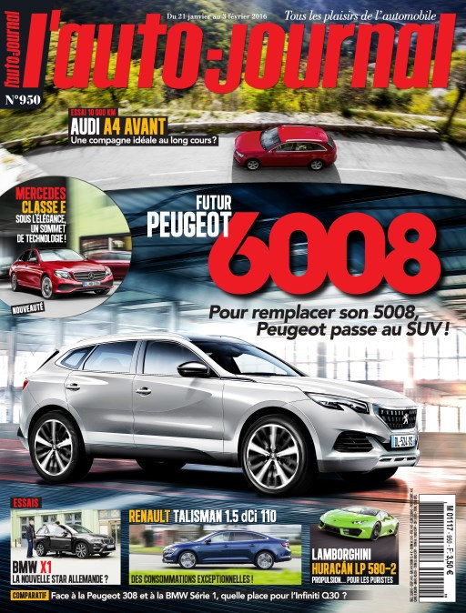 L'Auto-Journal N°950 - 21 Janvier au 3 Février 2016