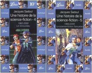 Une histoire de la Science-Fiction par Jacques Sadoul - 5 Ebooks