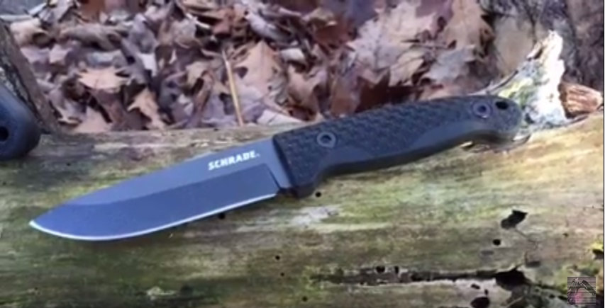 Couteau De Survie Schrade Frontier Acier Carbone 1095 Manche TPE Etui Abs + Allume Feu SCHF56L - Free Shipping -Folding Knives Soldes 4f2i