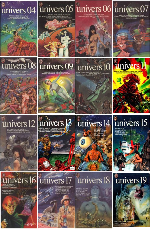 Univers (anthologie de SF périodique) - 30 Ebooks