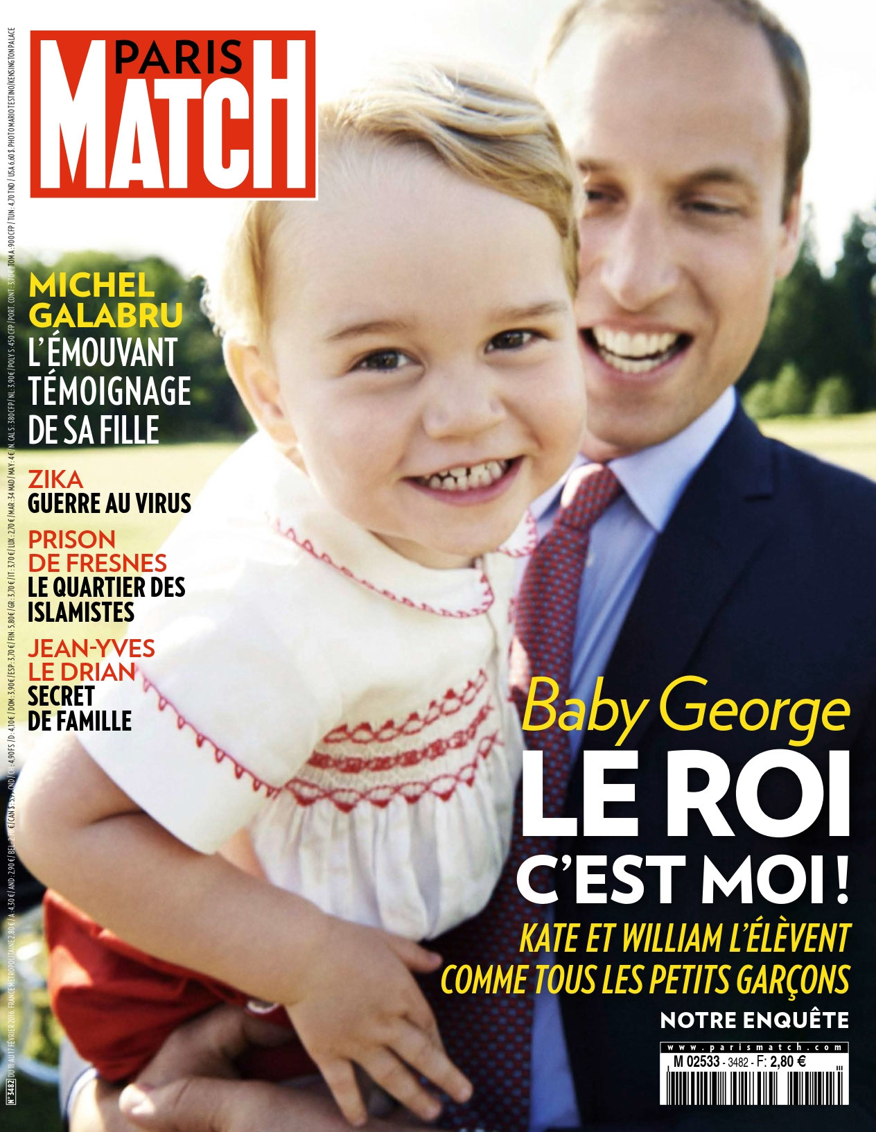 Paris Match N°3482 - 11 au 17 Février 2016