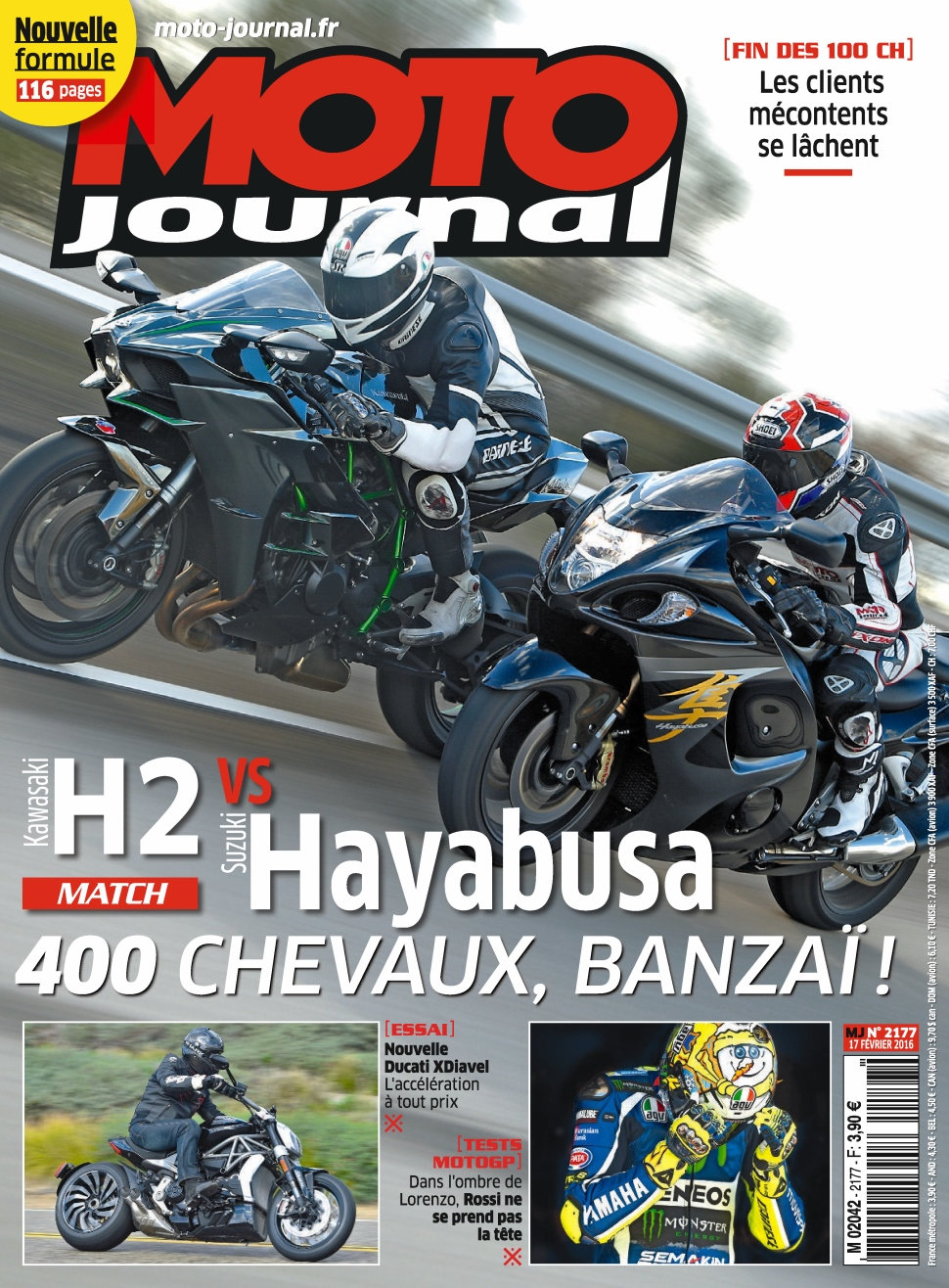 Moto Journal N°2177 - 17 Février 2016