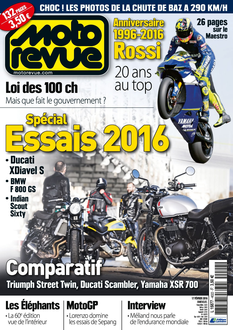 Moto Revue N°4022 - 17 Février 2016