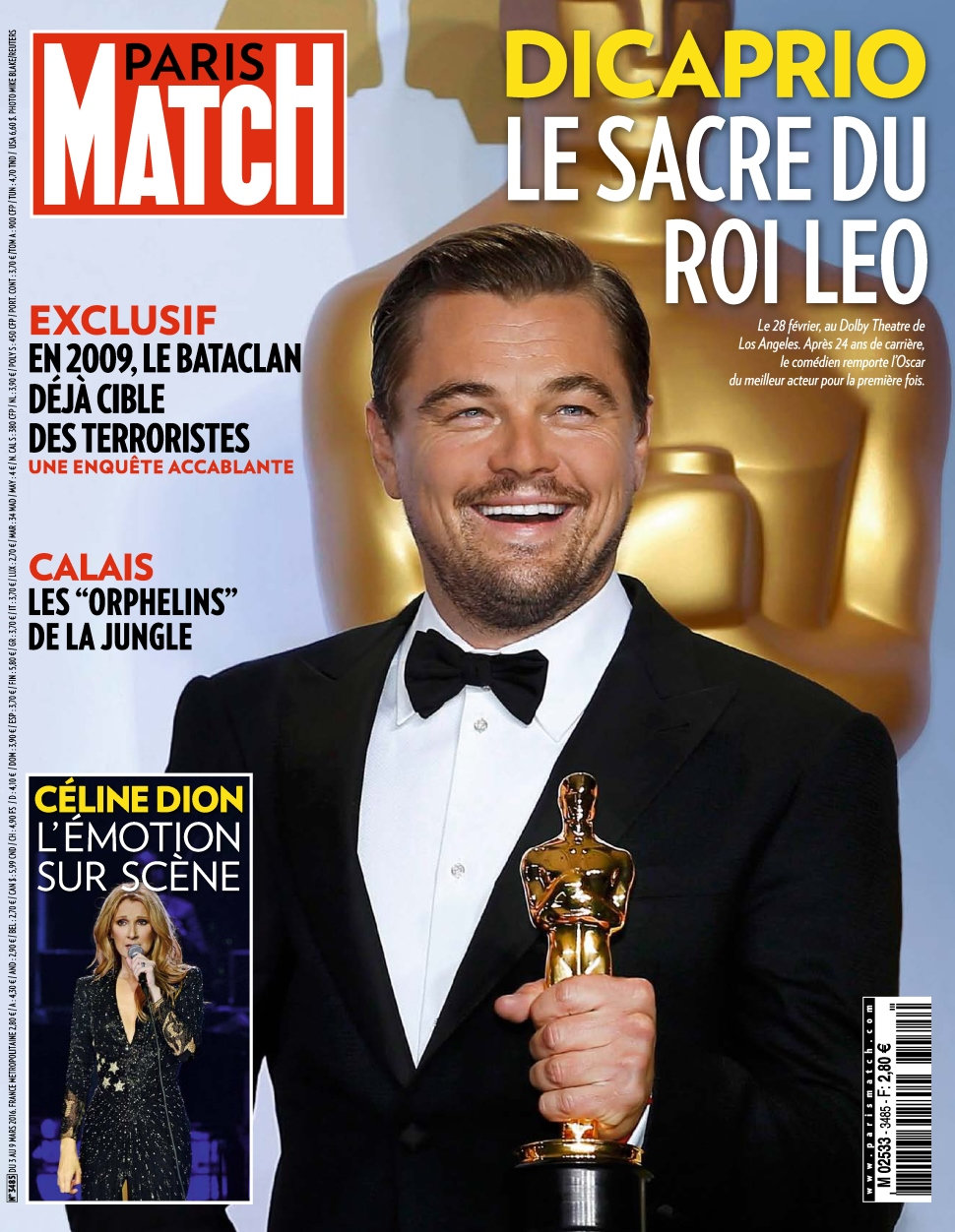 Paris Match N°3485 - 3 au 9 Mars 2016