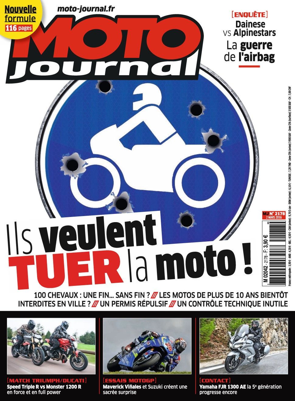 Moto Journal N°2178 - 2 au 8 Mars 2016