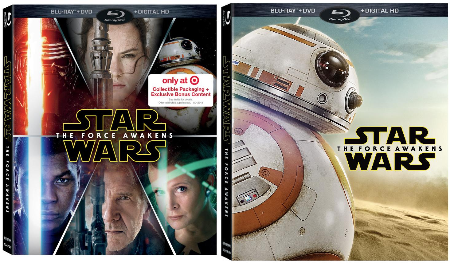 Star Wars Le Réveil De La Force Edition Target et Wallmart
