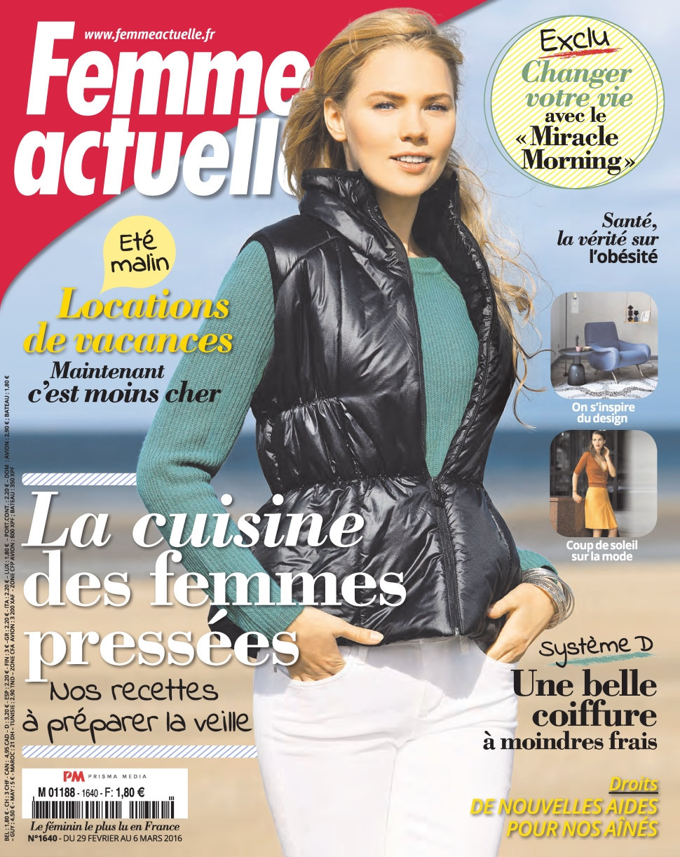 Femme Actuelle N°1640 - 29 Février au 06 Mars 2016