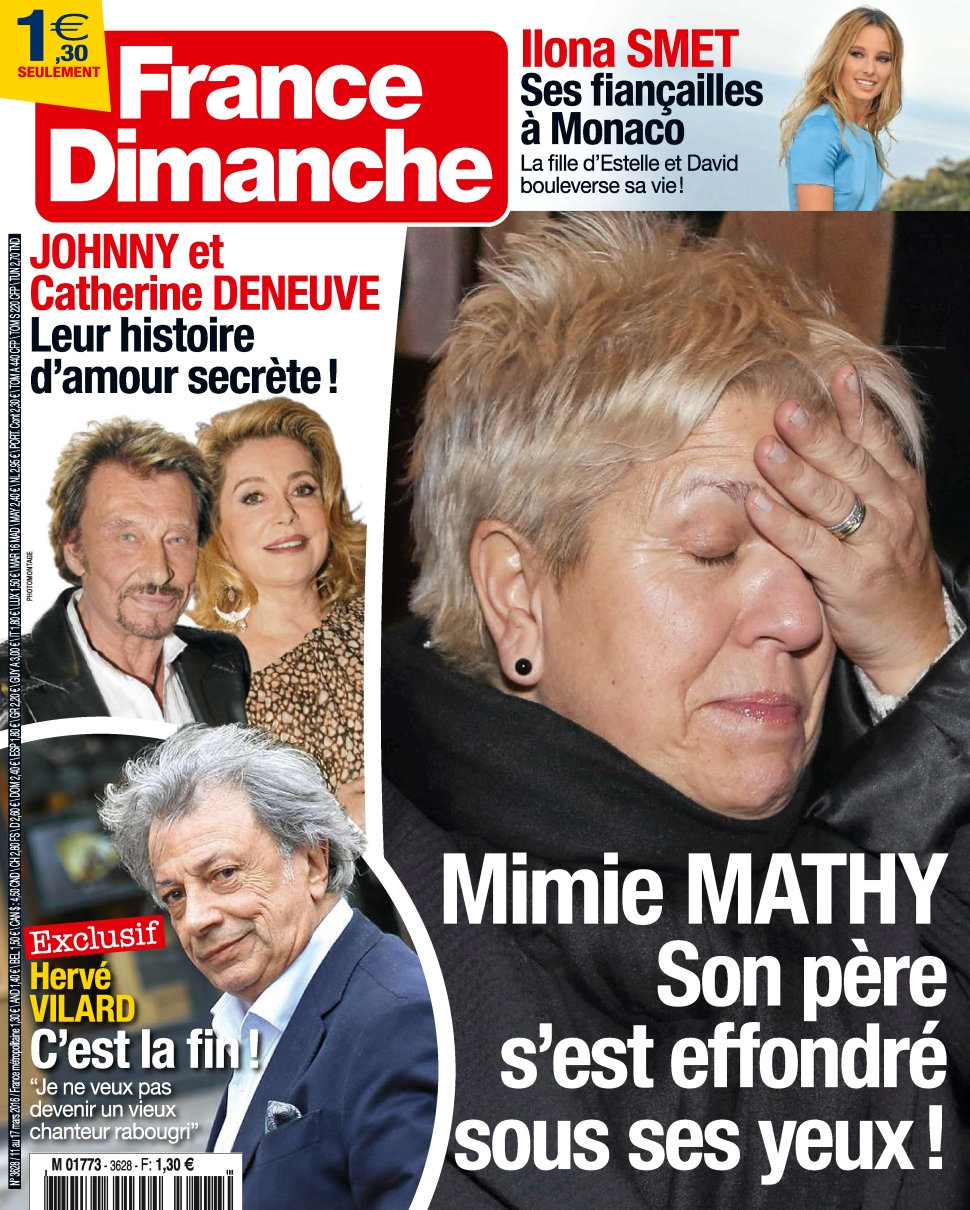 France Dimanche N°3628 - 11 au 17 Mars 2016