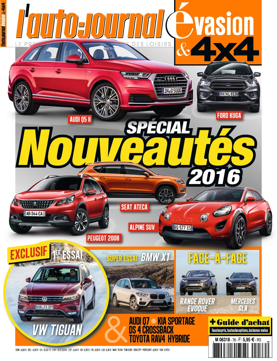 L'Auto-Journal 4x4 N°76 - Guide d'achat 2016