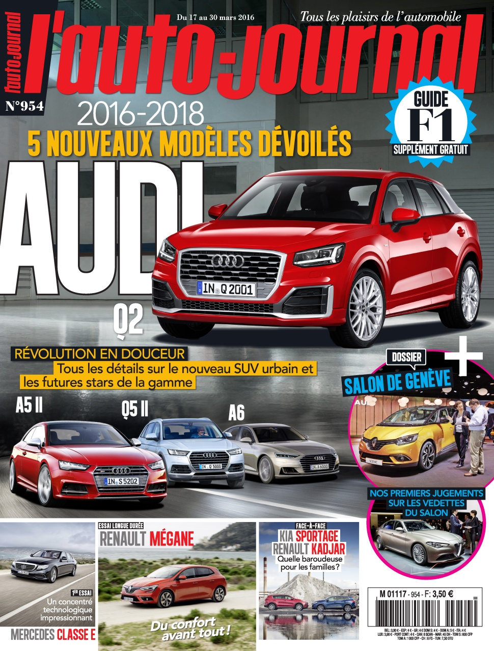 L'Auto-Journal N°954 - 17 au 30 Mars 2016