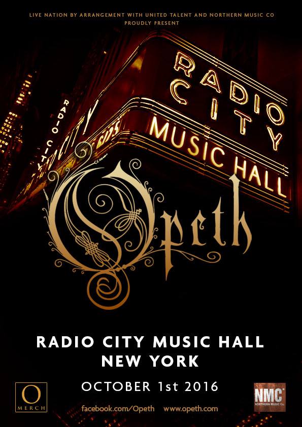Opeth - Radio City Music Hall