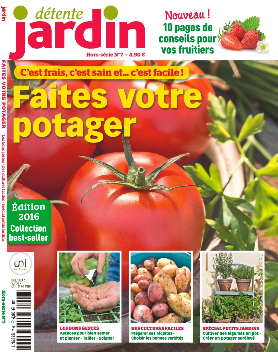 Détente Jardin Hors Série N°7 - Edition 2016