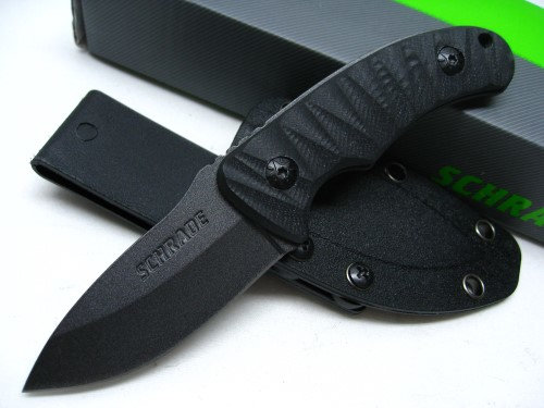 Couteau De Survie Tactical Schrade Acier 1095 Manche G-10 Etui Kydex SCHF57 - Free Shipping -Folding Knives Soldes ifon