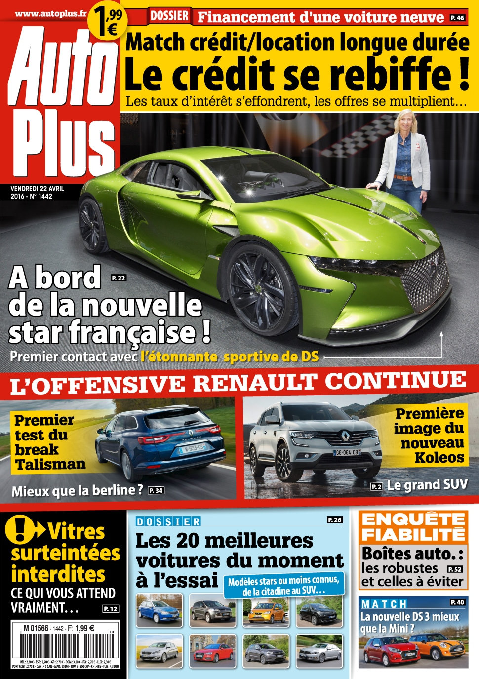 Auto Plus N°1442 - 22 au 28 Avril 2016