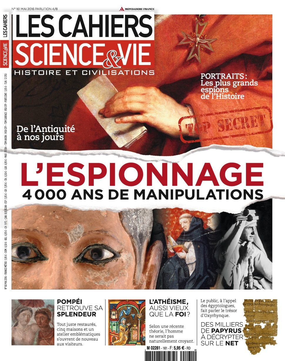 Les Cahiers de Science & Vie N°161 - Mai 2016