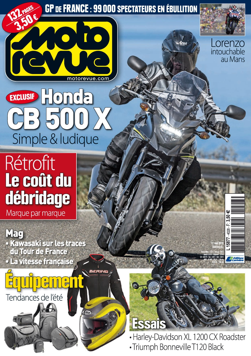 Moto Revue N°4028 - 11 Mai 2016