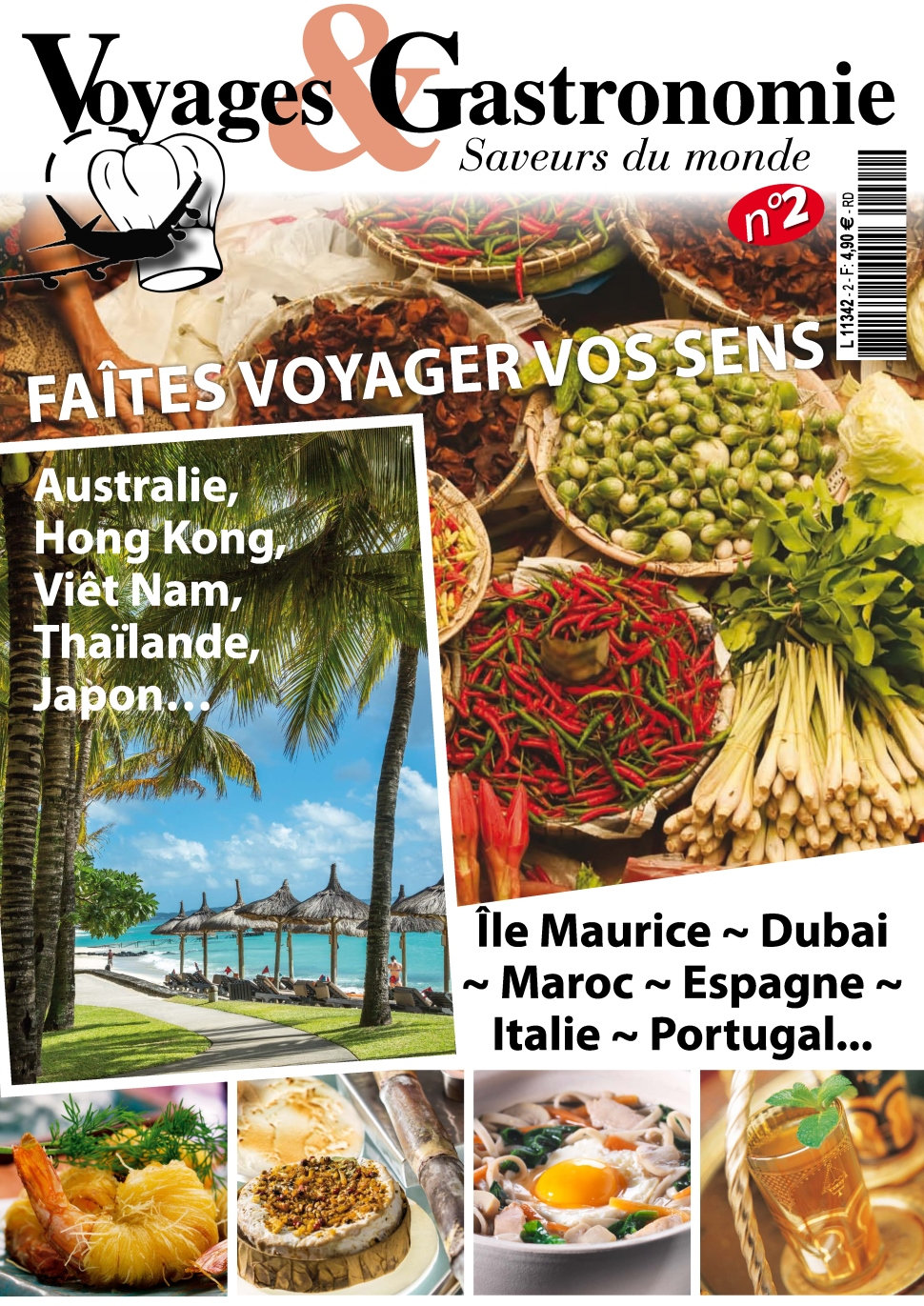 Voyages & Gastronomie N°2 - Faites Voyager Vos Sens