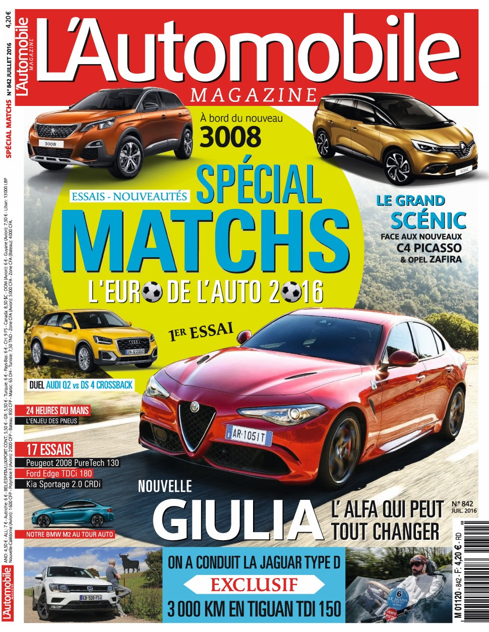 L'Automobile Magazine N°842 - Juillet 2016