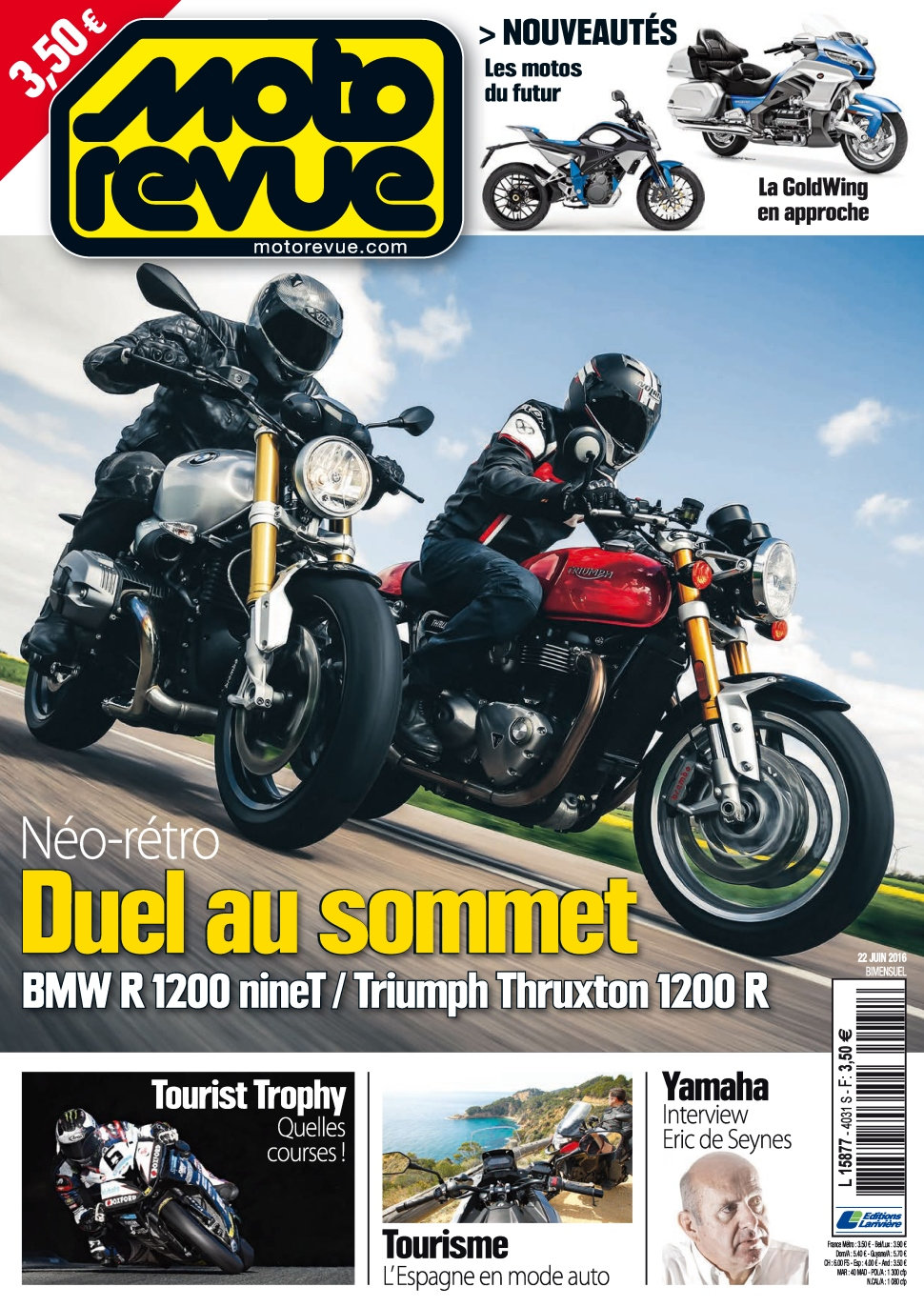 Moto Revue N°4031 - 22 Juin 2016