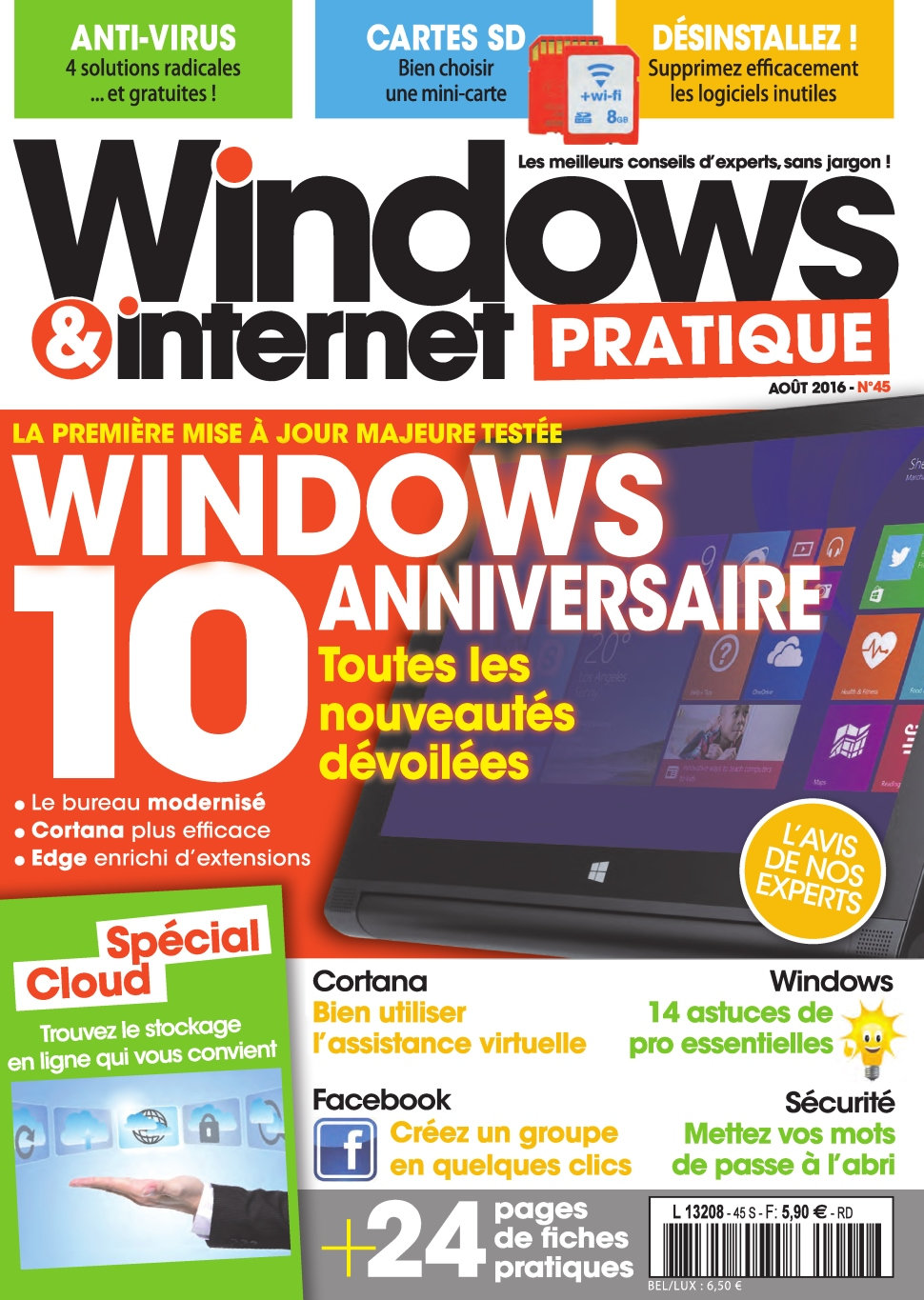 Windows & Internet Pratique N°45 - Aout 2016