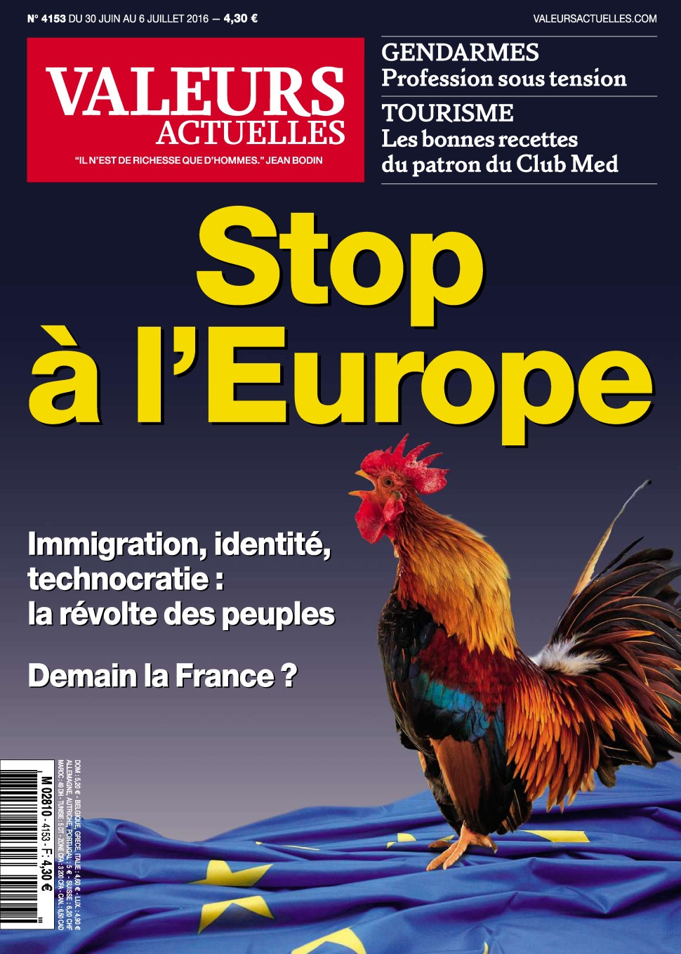 Valeurs Actuelles N°4153 - 30 Juin au 06 Juillet 2016