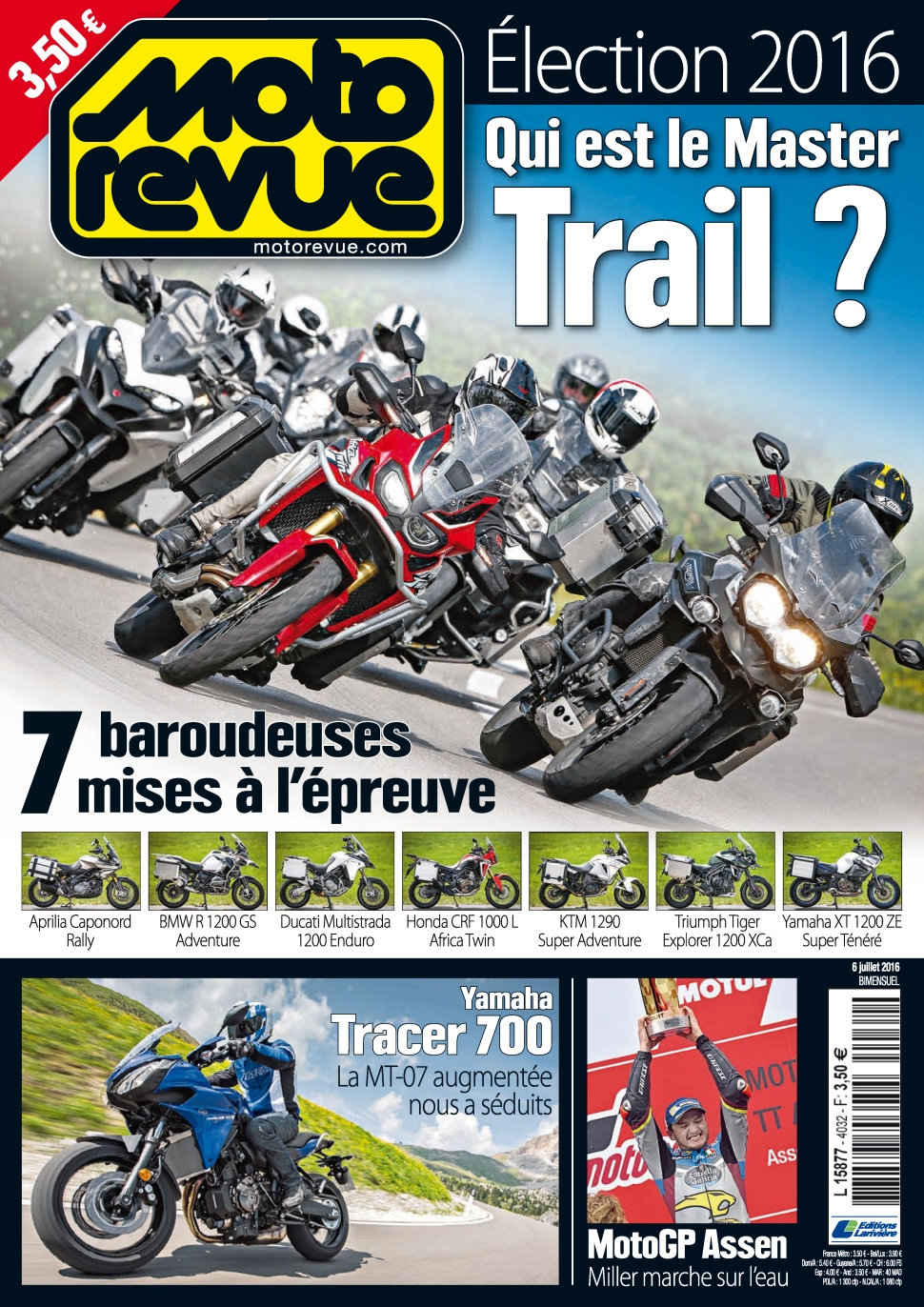 Moto Revue N°4032 - 06 Juillet 2016