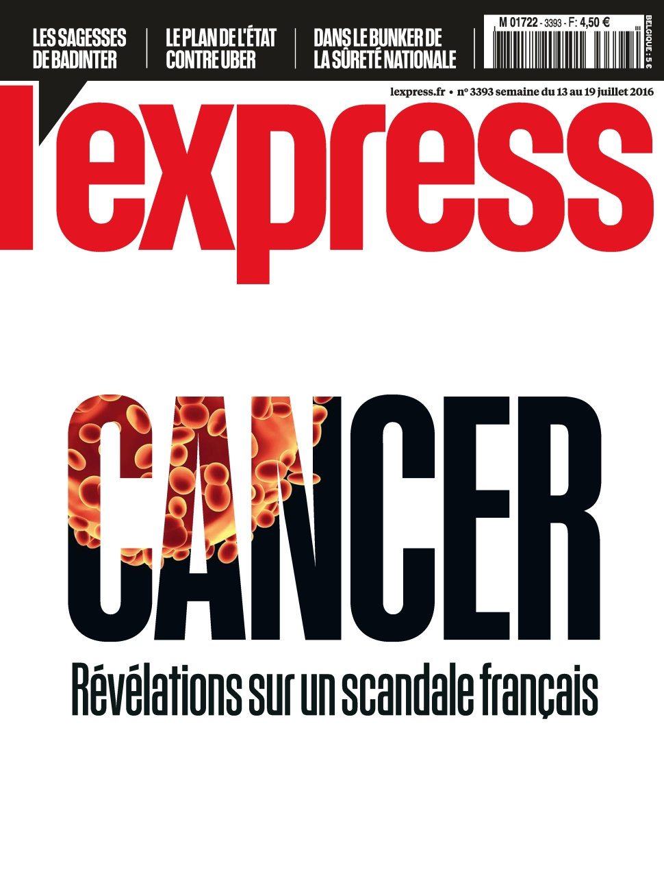 L'Express N°3393 - 13 au 19 Juillet 2016 