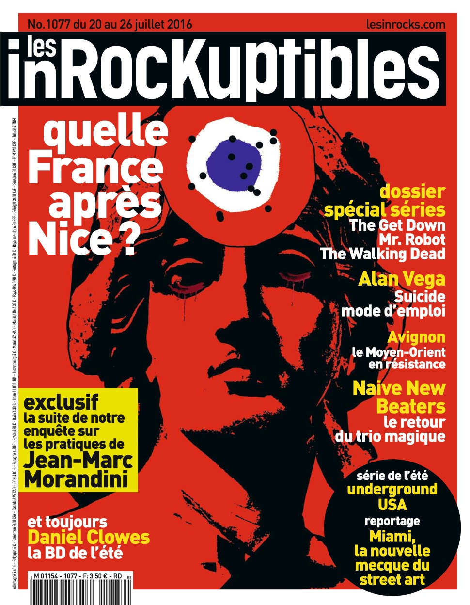 Les Inrockuptibles N°1077 - 20 au 26 Juillet 2016 