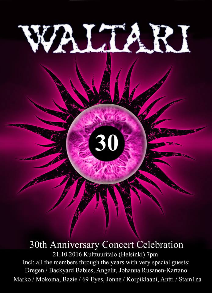 Waltari 30th Anniversary Concert Celebration