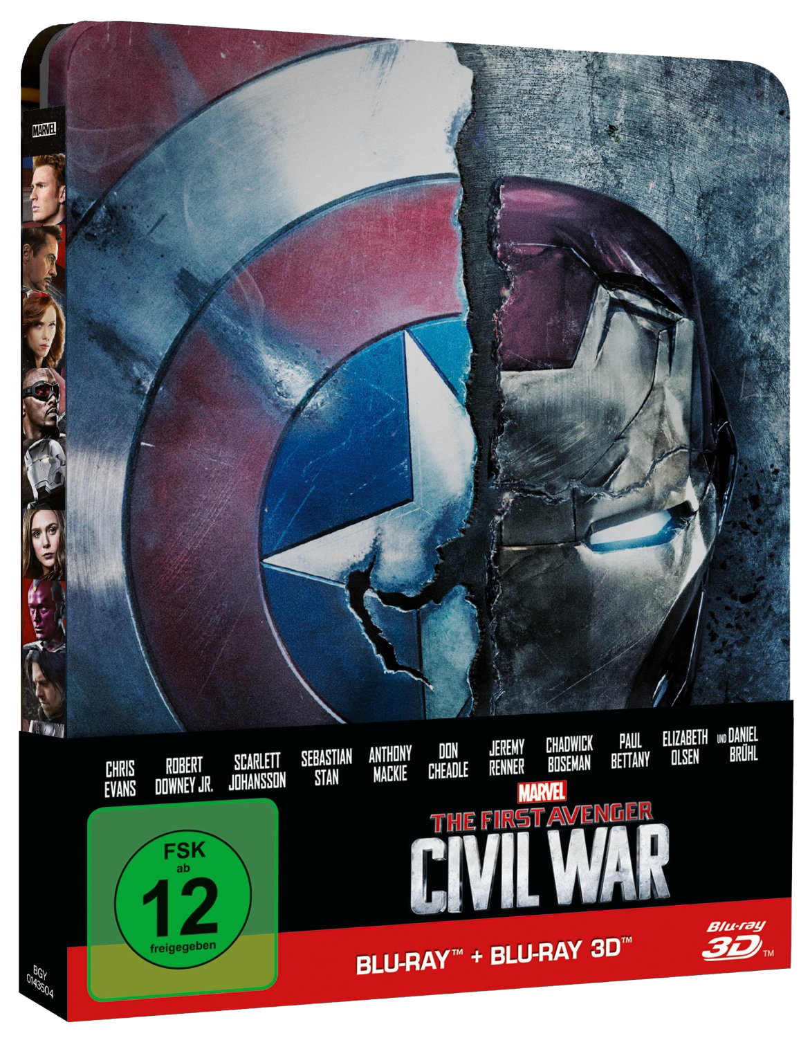 Captain America : Civil War - Steelbook