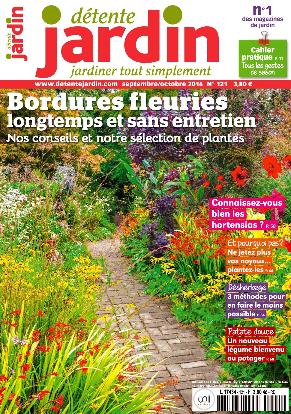 Détente Jardin N°121 - Septembre/Octobre 2016 