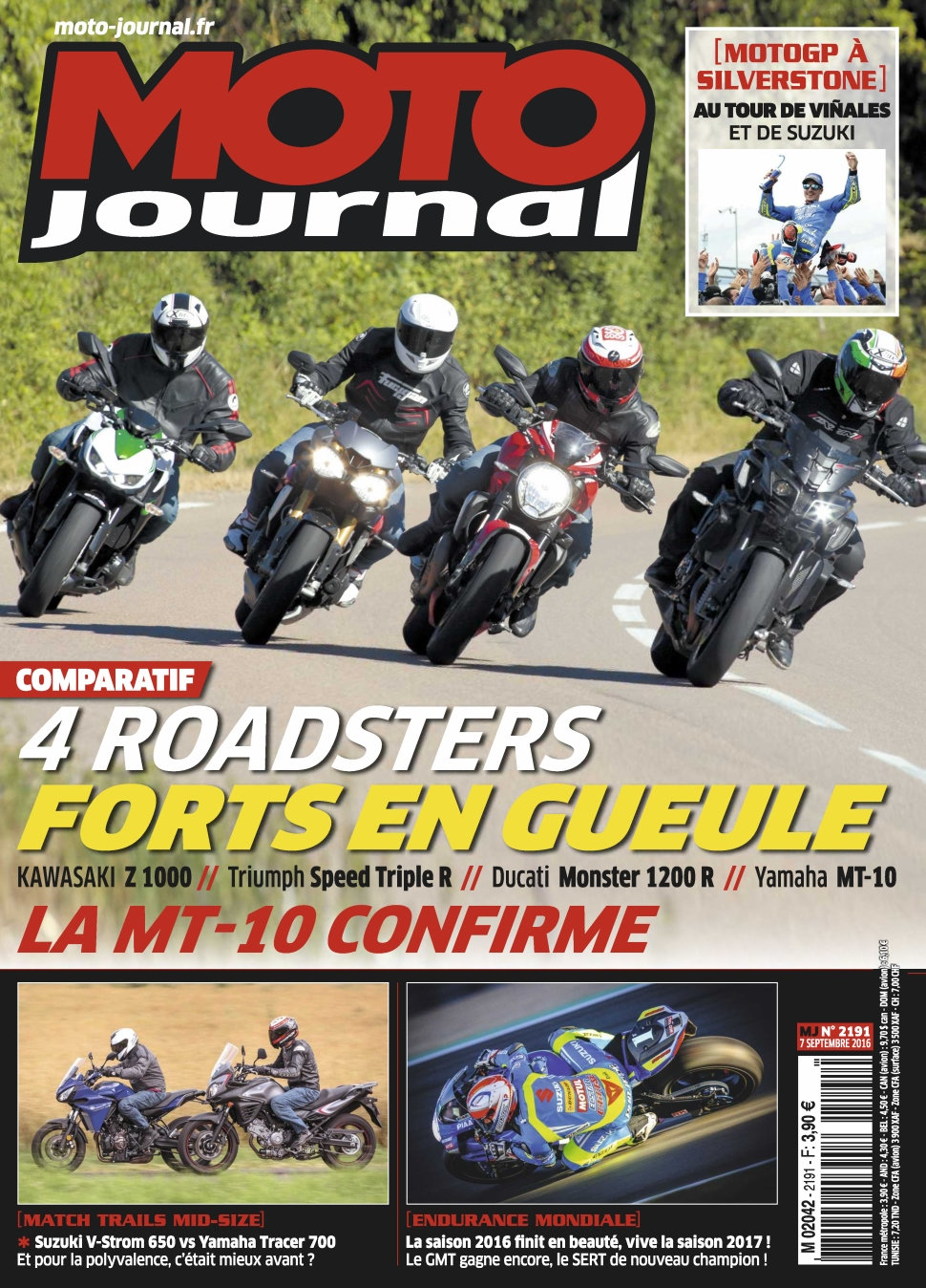 Moto Journal N°2191 - 7 Septembre 2016 
