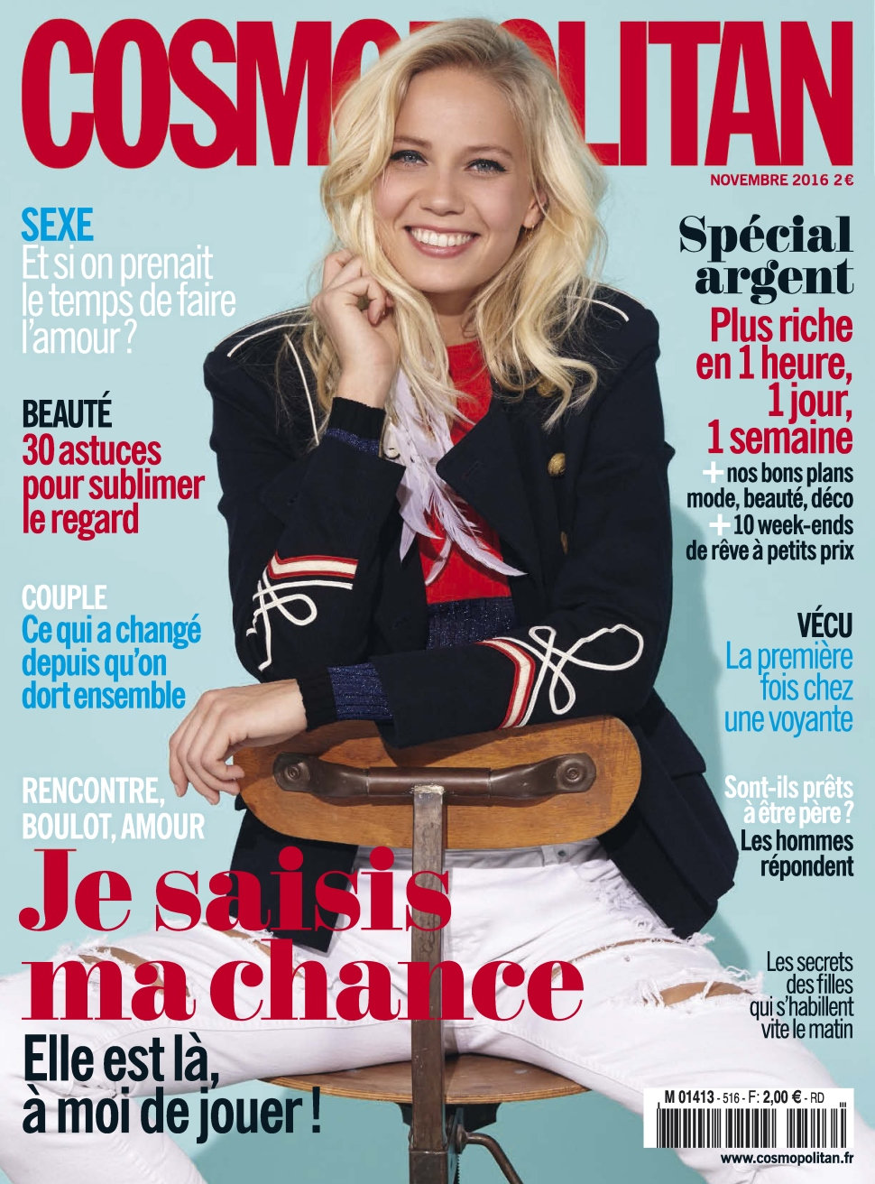 Cosmopolitan France N°516 - Novembre 2016