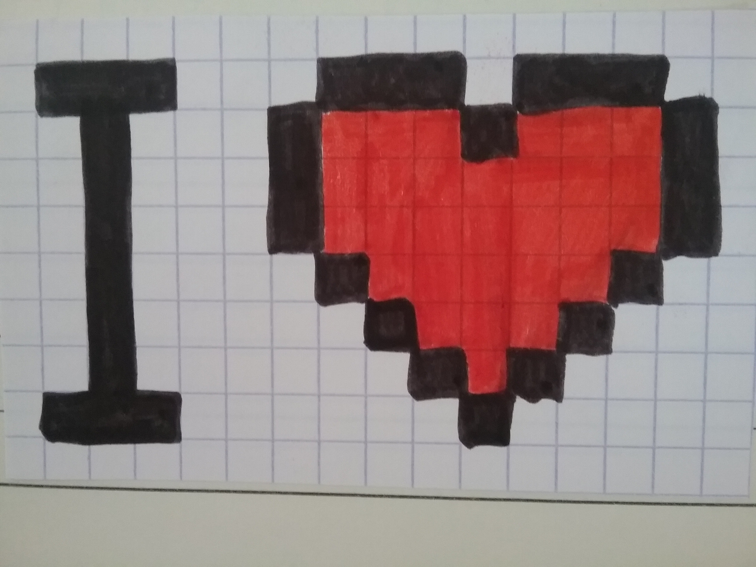 Art Pixel Art Facile Coeur
