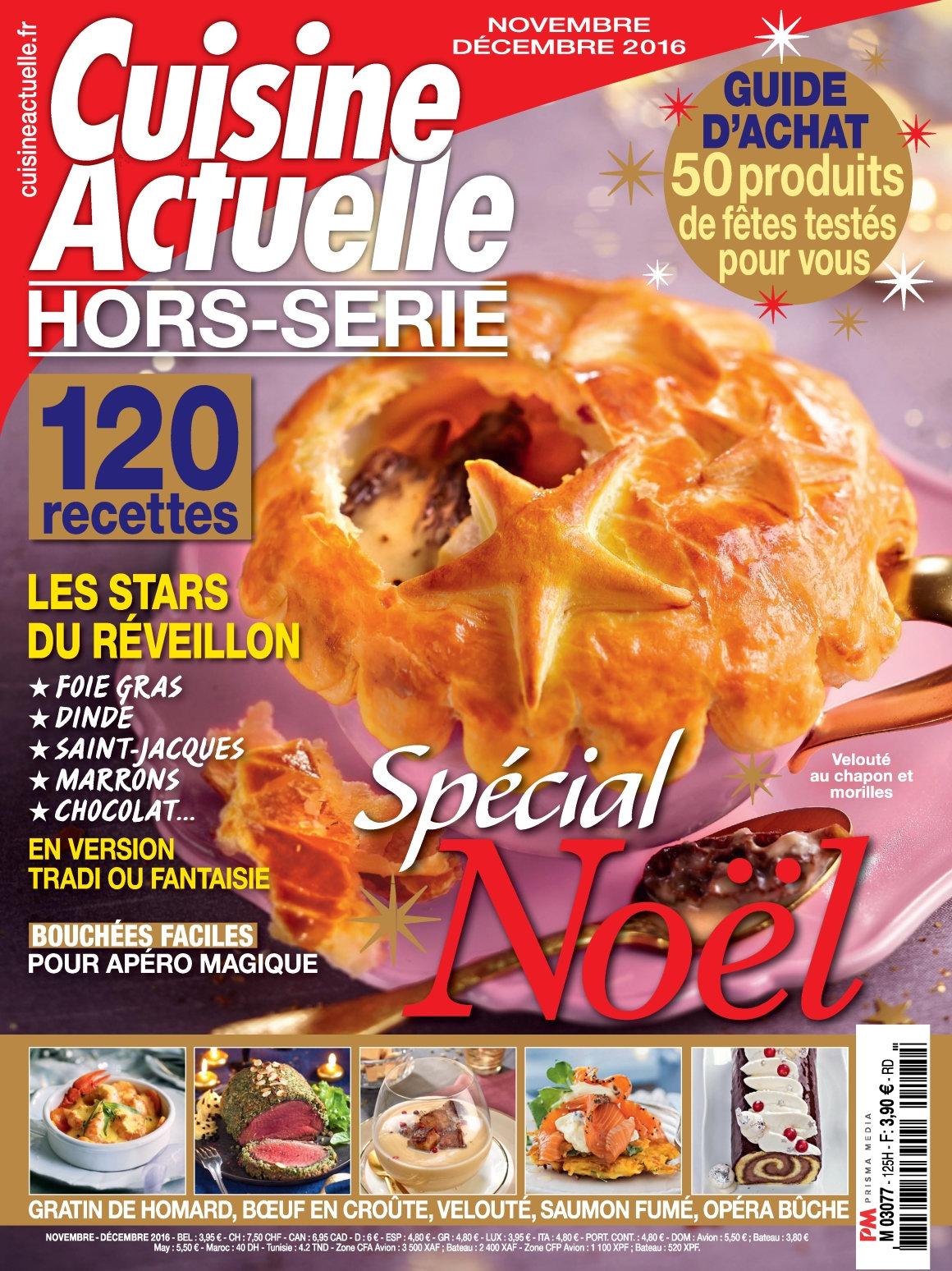 Cuisine Actuelle Hors-Série N°125 - Novembre/Décembre 2016