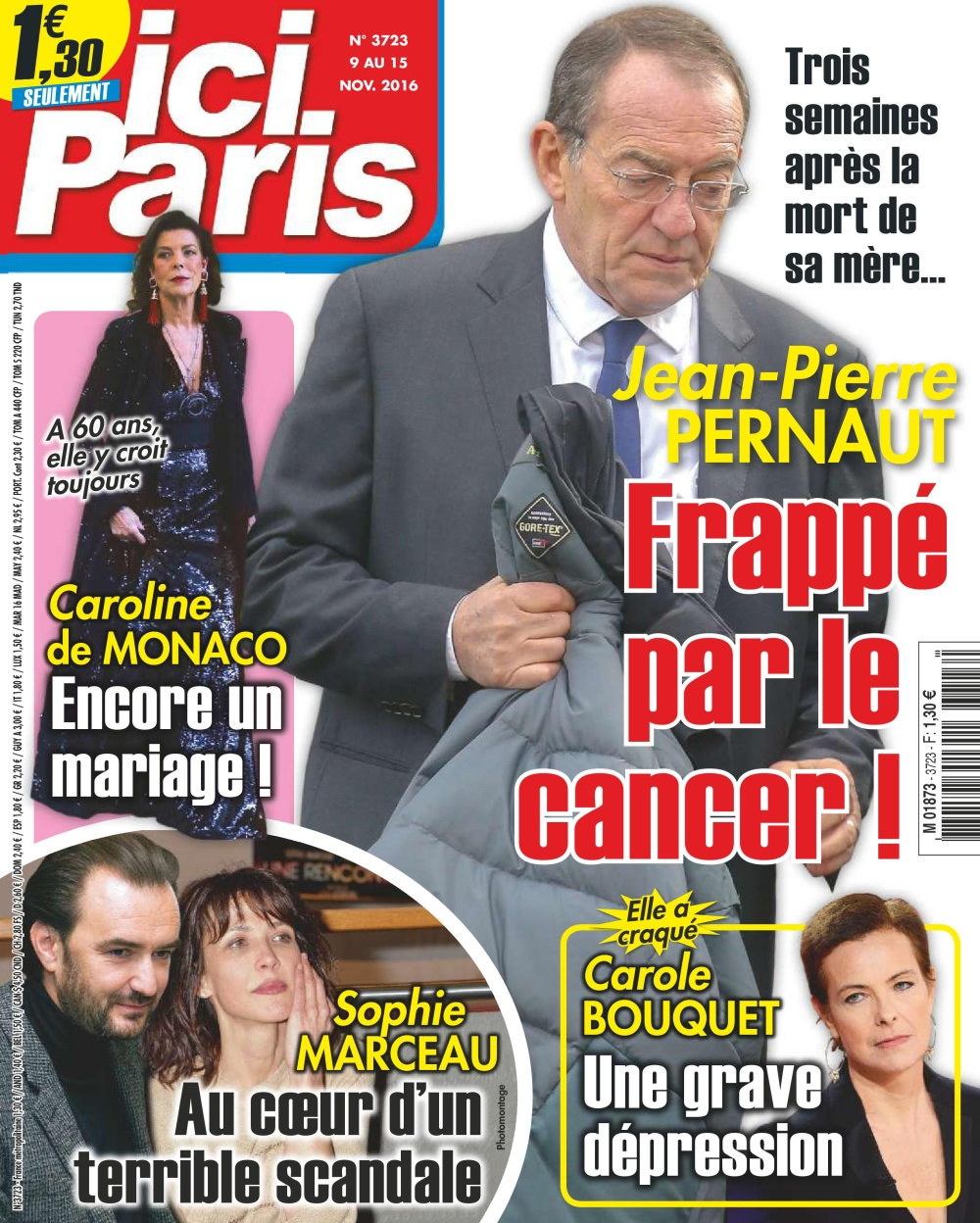 Ici Paris N°3723 - 09 au 15 Novembre 2016