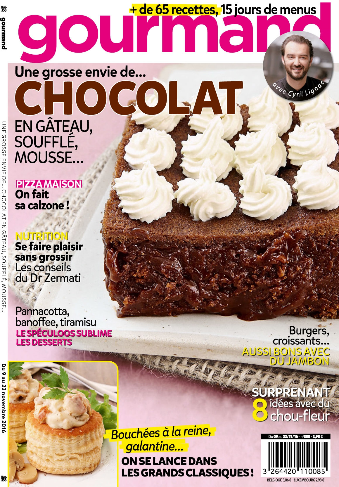 Gourmand N°358 - 09 au 22 Novembre 2016