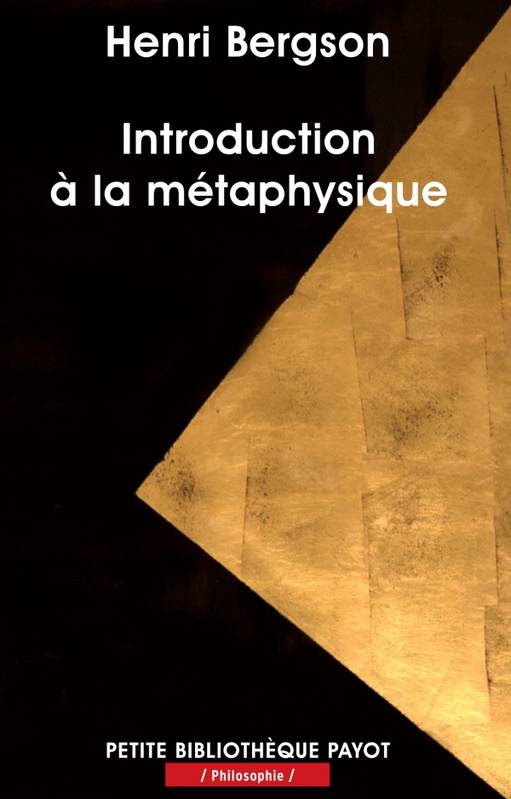 Introduction à la métaphysique - Henri Bergson