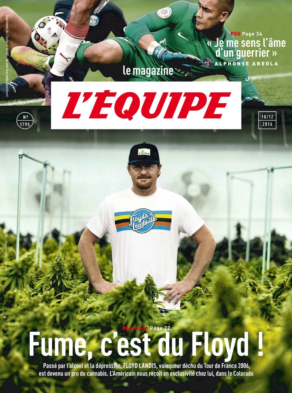 L'Equipe Magazine N°1795 - 10 Décembre 2016 